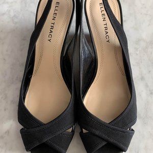 Barely Worn Ellen Tracy Slingbacks - Size 9.5